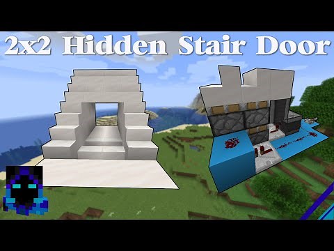 Minecraft. 2x2 Hidden Staircase Door