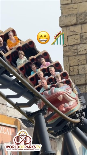 Huracan Roller Coaster 🌪️ | Bellewaerde Park Achterbahn Offride #shorts #achterbahn #rollercoaster