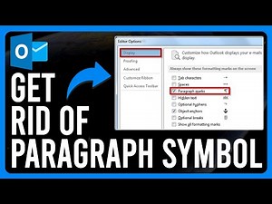 How to Get Rid of the Paragraph Symbol in Outlook (How to Remove Paragraph Symbols in Outlook)
