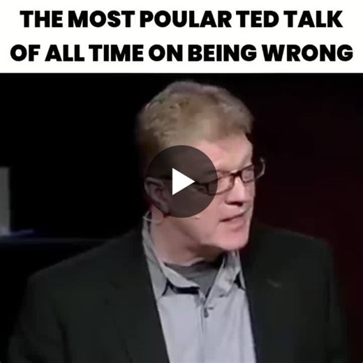 Sir Ken Robinson's TED Talk has been watched 76 million times.It's what leaders need to hear most. Schools teach us that mistakes are the worst thing you can make.But here's what nobody talks… | Sharon Grossman | 61 comments