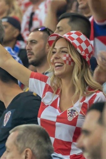 The Most Beautiful Croatia Girl Football Fans 😍 | World Cup 2026 Supporters