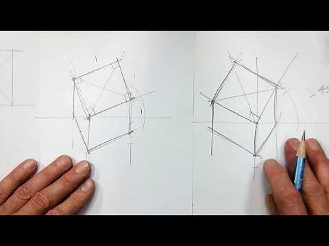 Freehand Sketching for Engineers - Video 9 - Oblique Top - Marklin