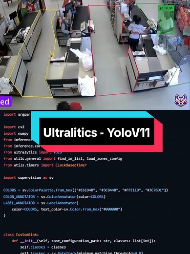 Mô hình Giám sát thời gian hoạt động của đối tượng trong khu vực chỉ định #ai #python #computervision #programming #machinelearning