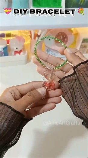 💕 Handmade Beads Bracelet | Aesthetic Craft. #BeadedBracelet#DIYJewelry#CraftShorts #HandmadeJewelry