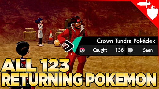 All 123 Returning Pokemon In the Crown Tundra - Pokemon Sword and Shield DLC