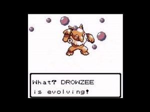 Drowzee Evolves Into Hypno - Pokémon Crystal