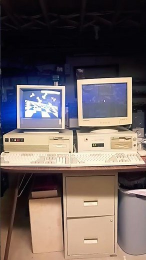 Booting Windows 3.0 on a 386DX and Windows 3.1 on a 486DX #vintagecomputing