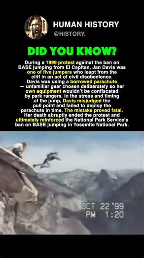 She PROVED Base Jumping Was Dangerous #history #facts