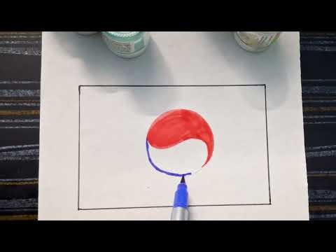 Can You Draw This Flag? 🇰🇷 | South Korea Flag Drawing Easy 🎨