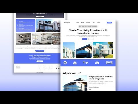 Responsive Real State Landing Page Website Using HTML CSS & JavaScript