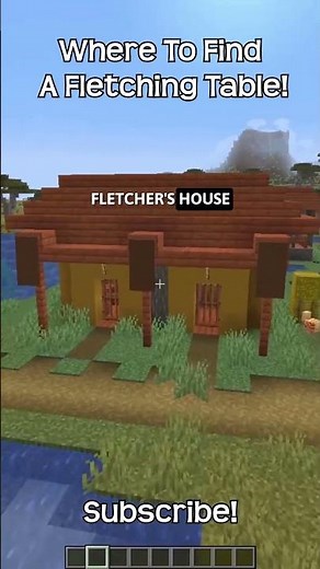 Where To Find A Fletching Table In Minecraft?!