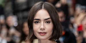 Lily Collins Rocks an Ab-Baring Sheer Scaled Co-Ord for First NYFW in 16 Years