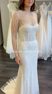 Turning one wedding dress into two 🤍 We love versatility! For the bride that wants to transform her ceremony dress into a reception dress. As if this dress wasn’t perfect already ✨ Beautiful IDYLL by Daalarna Couture - available to try at The White Room, Mullingar. @daalarnaofficial #christmasbride #christmaswedding #winterbride #winterwedding #2025bride #weddingdress #weddingdressinspiration #bride #bridetobe #glamorousweddingdress | The White Room