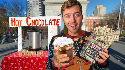 I opened a hot chocolate stand to pay my NYC rent
