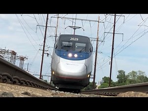 Amtrak Acela Runs Over Camera