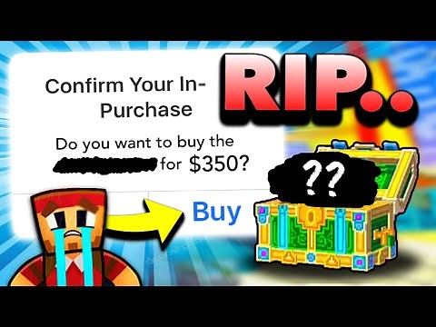 I SPENT $350 on This Gun in Pixel Gun 3D...RIP 😭😭 (Clan Chest Opening)