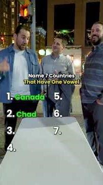 Only a Genius Name 7 Countries That Have One Vowel