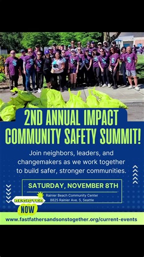 Change happens when the community shows up. Thank you to everyone who came out to support the 2nd Annual IMPACT Community Safety Summit! From neighbors to leaders to everyday changemakers...you made this day powerful. Your voice matters, and together we are building safer, stronger communities. #IMPACTSafetySummit #SeattleNeighborhoodGroup #CommunityAction #PublicSafety #RainierBeach