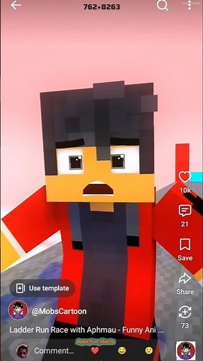 Ladder Run Race with Aphmau - Funny Animation