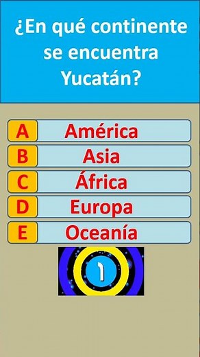 On which continent is Yucatán located?