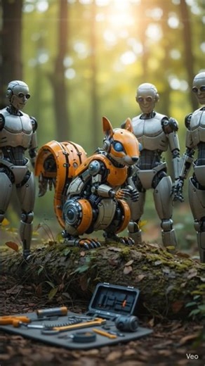 squirrel robot restoration 🔥🔥#shorts #ai #shortsfeed #shortvideo