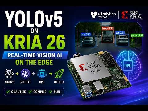 🔥 YOLOv5 on KRIA KV260 🚀 Quantization, Compilation & Edge AI Deployment with Vitis AI