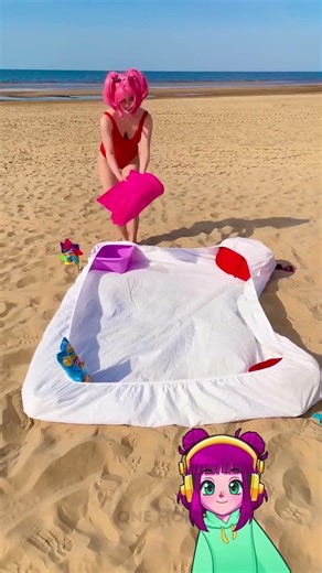 Say Goodbye to Sandy Towels! 🏖️✨ Ultimate Beach Hack Revealed!