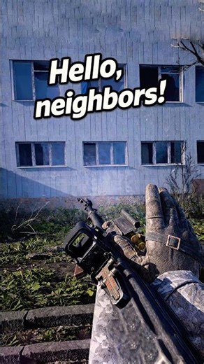 Just said hello to my neighbors ☢️ STALKER 2 #stalker2 #gaming #shorts