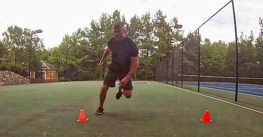 2 Cone Lateral Bounding (aka Heiden Jumps) - Breaking Muscle
