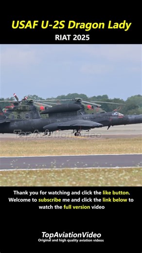 USAF U-2S high-altitude reconnaissance aircraft @ RIAT25