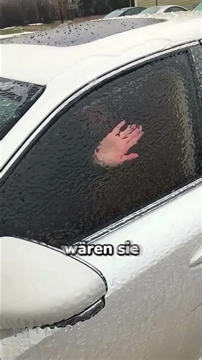 Wenn Eis am Auto perfekt shattern 😳