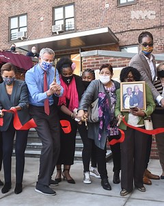 A promise made is a promise kept. Introducing the Marcy Houses Community Center. We're investing in our New York City Housing Authority (NYCHA) communities and ensuring our children have the resources and support they deserve. | City of New York Government