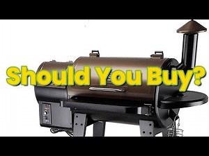 Z GRILLS ZPG-450A Wood Pellet Grill & Smoker 6 in 1 BBQ Grill Auto Temperature Control, Bronze