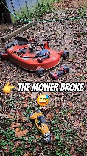 👉 Wait… The Mower Broke 😅