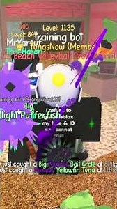 How to get giant on your blight Pufferfish. #fisch