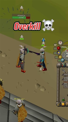 Overkill ☠️ #osrs #oldschoolrs #oldschoolrunescape #riskfight #osrs #osrspk #osrspking #nox