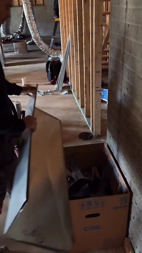 Furnace Rough-in Install Part 2 . . . . . . #hvac #ductwork #heatingandcooling #bluecollar #foryou | Tyler Dreisbach