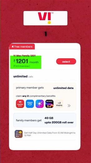 Best Family Recharge Plan for Jio/Airtel/VI 🔥