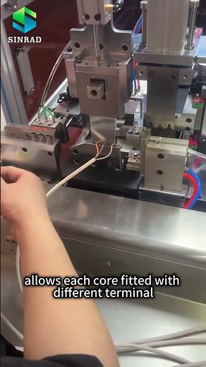 Semi-Automatic Wire Stripping & Crimping Machine for Multi-Core Cable #wireharness