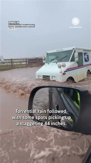 135 MPH Winds, 4 Feet of Rain & Snow: Hawaii's "Perfect Storm"