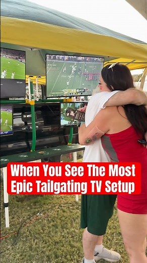 He Built The Ultimate Truck Entertainment System #diy #football #tailgate