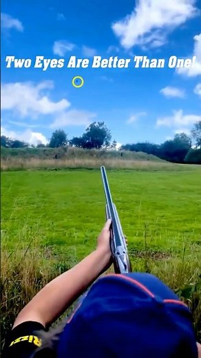 Clay Shooting: Both Eyes Open Does Work! #clayshooting #eyedominance #berettashotguns