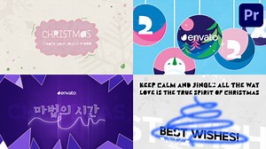 Christmas Typography for Premiere Pro