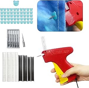 Mini Stitch Gun with 1000 Fasteners,Speedy Clothing Fixer,Stitchy Sewing Machines Hemming Gun and Fabric Stapler for Clothing,Small Sewing Supplies and Accessories Machine