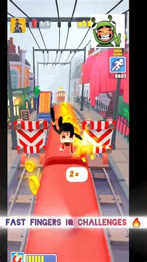 Subway Surfers Brain Challenge While Speed Running ⚡🧠