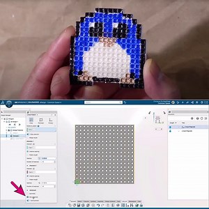 SOLIDWORKS on Instagram: "Make your own 3D-printed pixel art with xDesign in SOLIDWORKS for Makers! Try out this project from OurNextMake! Link in bio to learn more about SOLIDWORKS for makers and to watch the full video."