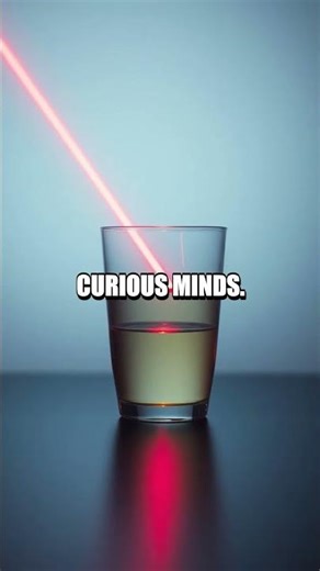 Luminous Lenses at Home: A Simple Light Refraction Experiment