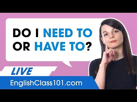 How to Explain Your Responsibilities using Have to/Need to | English Grammar for Beginners