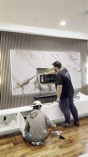 we design and install premium custom TV walls