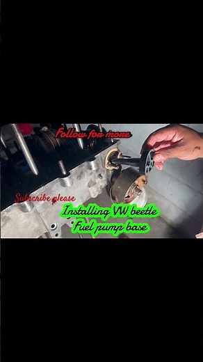 How to install VW beetle fuel pump base#classiccars #classicbeetles #mechaniclife #vwvocho